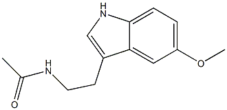 MELATONIN extrapure 구조식 이미지