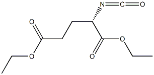 (S)-diethyl 2-isocyanatopentanedioate 구조식 이미지