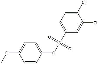 4-methoxyphenyl 3,4-dichlorobenzenesulfonate 구조식 이미지