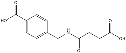 4-{[(3-carboxypropanoyl)amino]methyl}benzoic acid 구조식 이미지