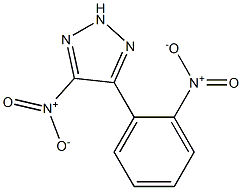 4-nitro-5-{2-nitrophenyl}-2H-1,2,3-triazole Structure