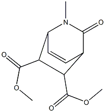 dimethyl 2-methyl-3-oxo-2-azabicyclo[2.2.2]oct-7-ene-5,6-dicarboxylate 구조식 이미지