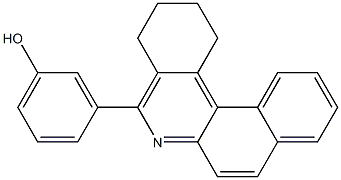 3-(1,2,3,4-tetrahydrobenzo[a]phenanthridin-5-yl)phenol Structure