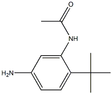 N-(5-amino-2-tert-butylphenyl)acetamide 구조식 이미지