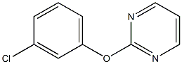 3-chlorophenyl 2-pyrimidinyl ether Structure