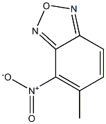 4-nitro-5-methyl-2,1,3-benzoxadiazole 구조식 이미지