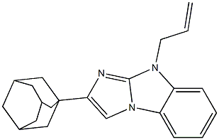 2-(1-adamantyl)-9-allyl-9H-imidazo[1,2-a]benzimidazole 구조식 이미지