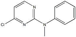 N-(4-chloro-2-pyrimidinyl)-N-methyl-N-phenylamine 구조식 이미지