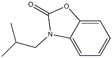 3-(2-methylpropyl)-1,3-benzoxazol-2(3H)-one 구조식 이미지