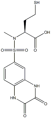 N-[(2,3-dioxo-1,2,3,4-tetrahydro-6-quinoxalinyl)sulfonyl](methyl)homocysteine Structure