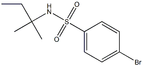 4-bromo-N-(tert-pentyl)benzenesulfonamide Structure