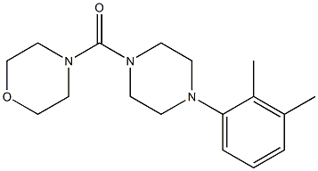 4-{[4-(2,3-dimethylphenyl)-1-piperazinyl]carbonyl}morpholine Structure