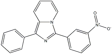 3-{3-nitrophenyl}-1-phenylimidazo[1,5-a]pyridine Structure