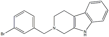 2-[(3-bromophenyl)methyl]-2,3,4,9-tetrahydro-1H-beta-carboline Structure