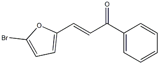 3-(5-bromo-2-furyl)-1-phenyl-2-propen-1-one Structure