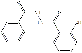 2-hydroxy-N'-(2-iodobenzoyl)benzohydrazide Structure