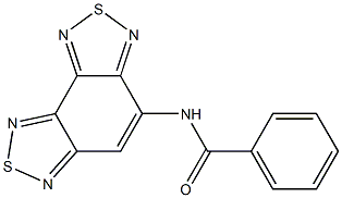 N-[1,2,5]thiadiazolo[3,4-e][2,1,3]benzothiadiazol-4-ylbenzamide 구조식 이미지