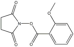 1-[(2-methoxybenzoyl)oxy]-2,5-pyrrolidinedione 구조식 이미지