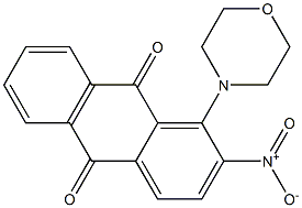 2-nitro-1-(4-morpholinyl)anthra-9,10-quinone 구조식 이미지