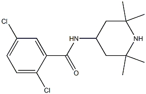 2,5-dichloro-N-(2,2,6,6-tetramethyl-4-piperidinyl)benzamide 구조식 이미지