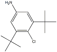 3,5-ditert-butyl-4-chlorophenylamine 구조식 이미지