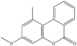 3-methoxy-1-methyl-6H-benzo[c]chromen-6-one 구조식 이미지