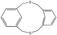 3,11-dithiatricyclo[11.3.1.1~5,9~]octadeca-1(17),5(18),6,8,13,15-hexaene 구조식 이미지
