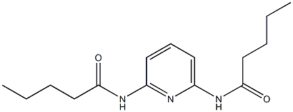 N-[6-(pentanoylamino)-2-pyridinyl]pentanamide Structure