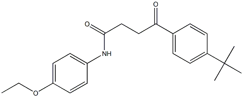 4-(4-tert-butylphenyl)-N-(4-ethoxyphenyl)-4-oxobutanamide 구조식 이미지