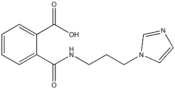 2-({[3-(1H-imidazol-1-yl)propyl]amino}carbonyl)benzoic acid 구조식 이미지