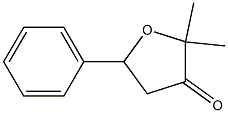 2,2-dimethyl-5-phenyldihydro-3(2H)-furanone 구조식 이미지