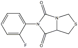 6-(2-fluorophenyl)-1H-imidazo[1,5-c][1,3]thiazole-5,7(6H,7aH)-dione 구조식 이미지
