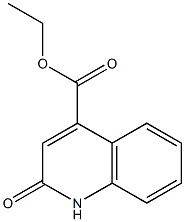 ethyl 2-oxo-1,2-dihydro-4-quinolinecarboxylate Structure