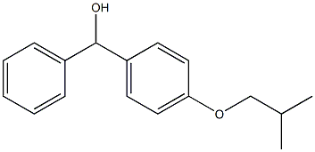 (4-isobutoxyphenyl)(phenyl)methanol 구조식 이미지
