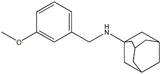 N-(3-methoxybenzyl)-1-adamantanamine Structure