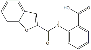 2-[(1-benzofuran-2-ylcarbonyl)amino]benzoic acid 구조식 이미지