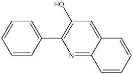 2-phenyl-3-quinolinol 구조식 이미지