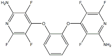 4-{2-[(2-amino-3,5,6-trifluoro-4-pyridinyl)oxy]phenoxy}-3,5,6-trifluoro-2-pyridinylamine Structure