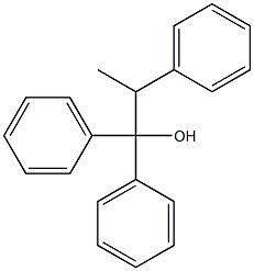 1,1,2-triphenyl-1-propanol Structure