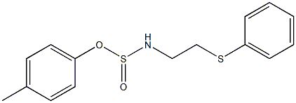 4-methylphenyl 2-(phenylsulfanyl)ethylamidosulfite Structure