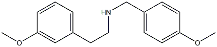 N-(4-methoxybenzyl)-2-(3-methoxyphenyl)ethanamine 구조식 이미지