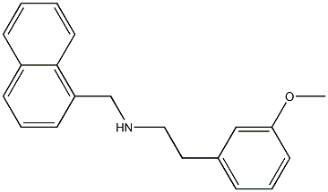 2-(3-methoxyphenyl)-N-(1-naphthylmethyl)ethanamine 구조식 이미지