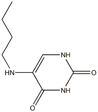 5-(butylamino)-2,4(1H,3H)-pyrimidinedione Structure