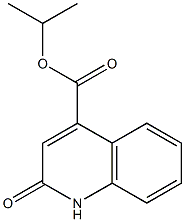 isopropyl 2-oxo-1,2-dihydro-4-quinolinecarboxylate 구조식 이미지