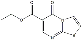 ethyl 5-oxo-5H-[1,3]thiazolo[3,2-a]pyrimidine-6-carboxylate 구조식 이미지