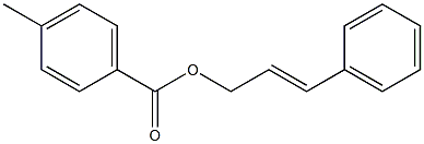 cinnamyl 4-methylbenzoate Structure