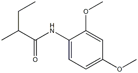 N-(2,4-dimethoxyphenyl)-2-methylbutanamide 구조식 이미지
