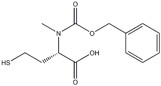 N-[(benzyloxy)carbonyl](methyl)homocysteine Structure