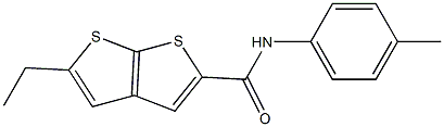 5-ethyl-N-(4-methylphenyl)thieno[2,3-b]thiophene-2-carboxamide Structure