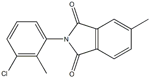 2-(3-chloro-2-methylphenyl)-5-methyl-1H-isoindole-1,3(2H)-dione Structure